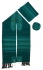 Rikmat Elimelech Handloom Woven Turquoise Silk Tallit